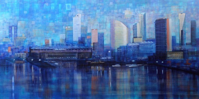 Painting of the Docklands