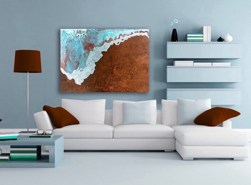 artwork in loungeroom setting