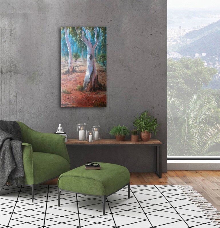 Bush path painting