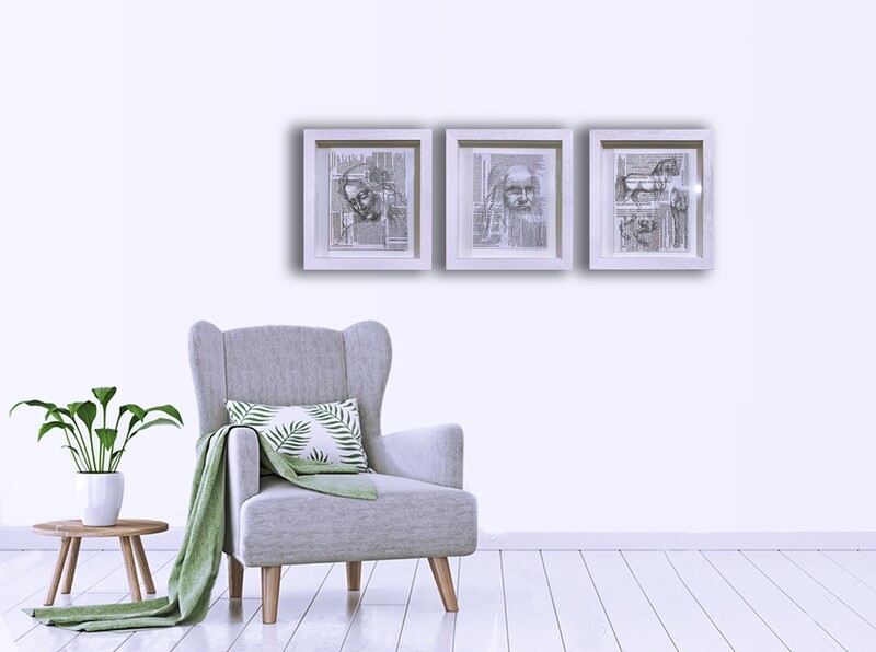 Leonardo suite of tribute paintings