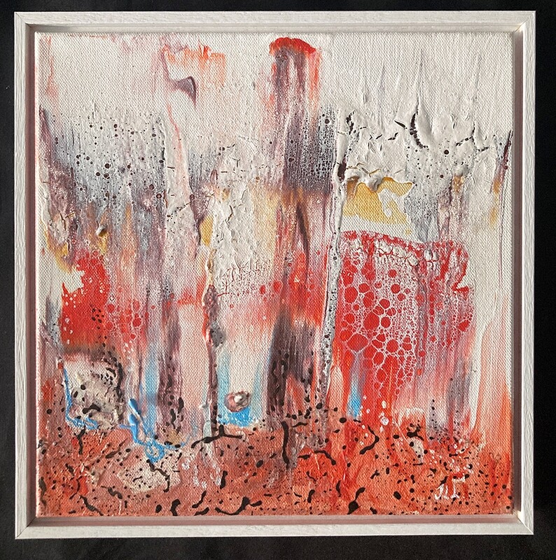 small orange abstract ii