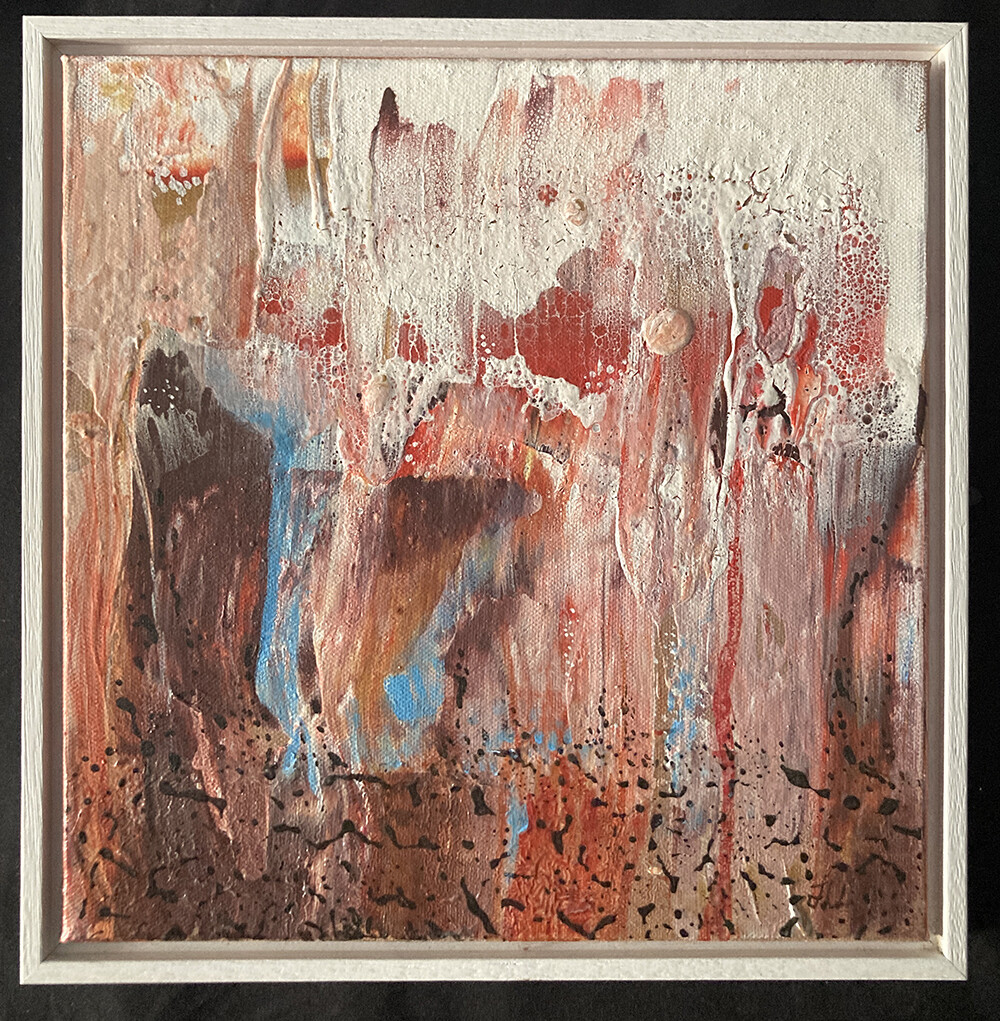 small orange abstract