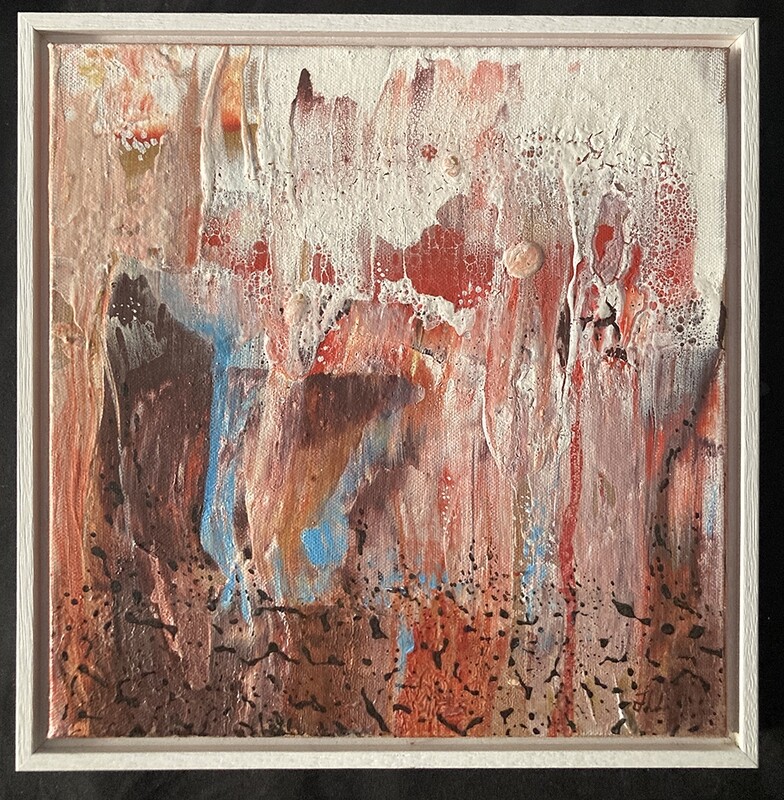 small orange abstract