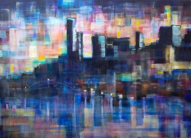 Painting of Southbank melbourne