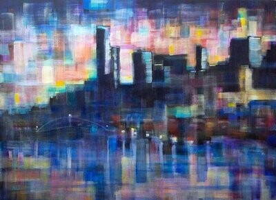 Painting of Southbank melbourne