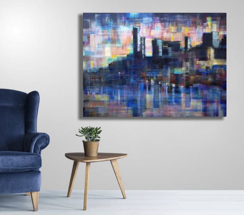 southbank yarra river paintings
