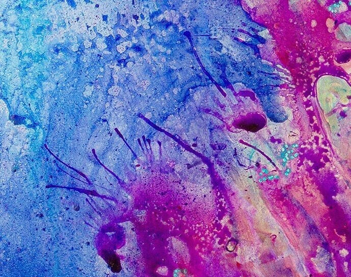 mixed media painting