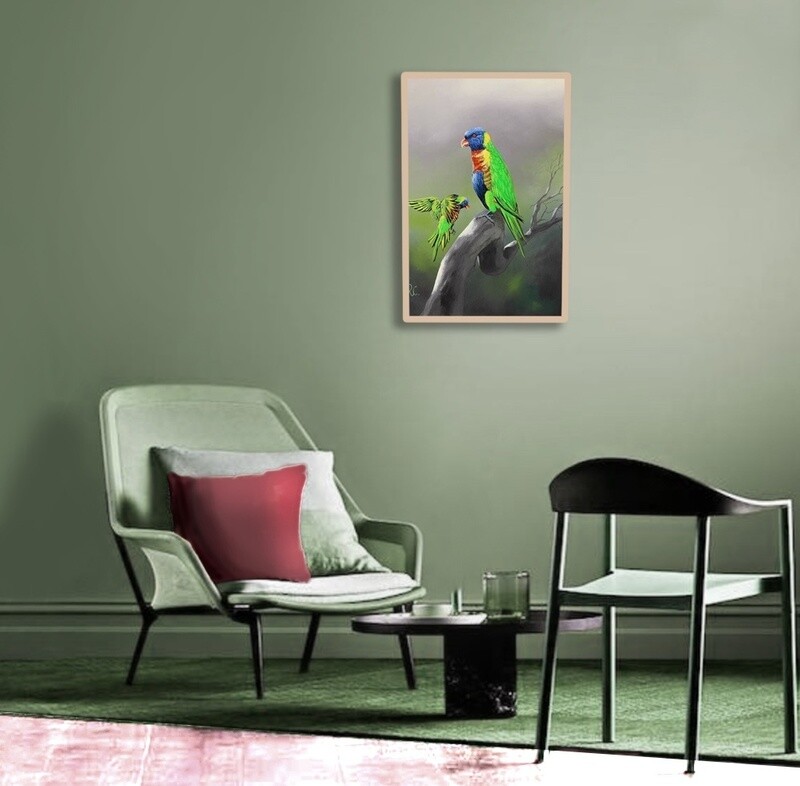 Australian bird paintings