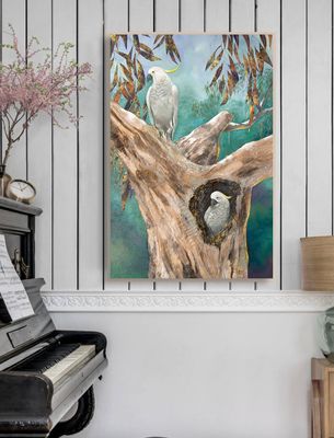 Australian native bird painting