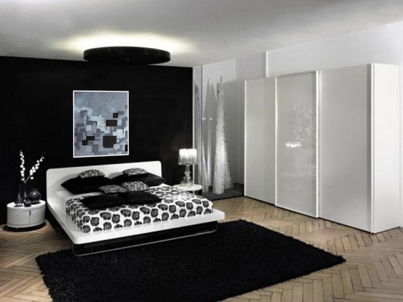 Abstraction, black and white