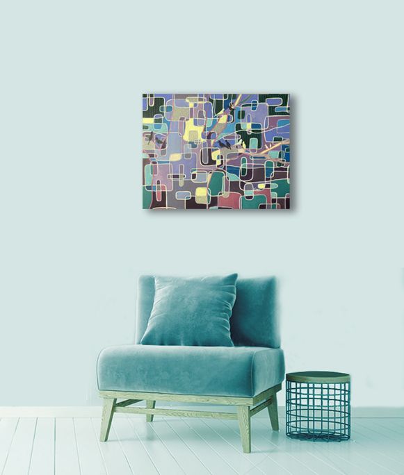 Abstract Realism -' All in the 1 Tree iii' - original mixed media