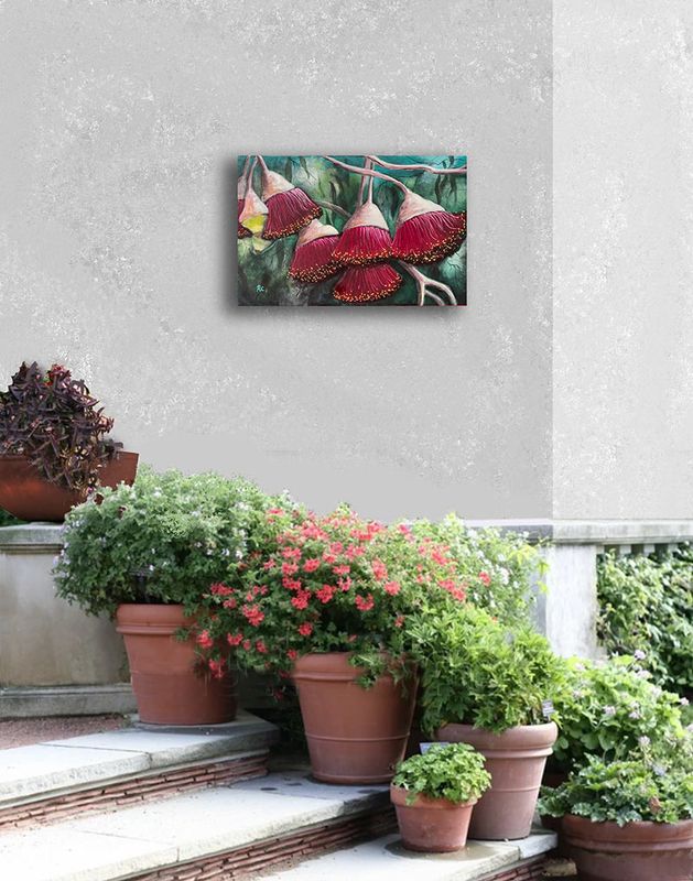 Original OUTDOOR painting - 'Gum nuts ii '