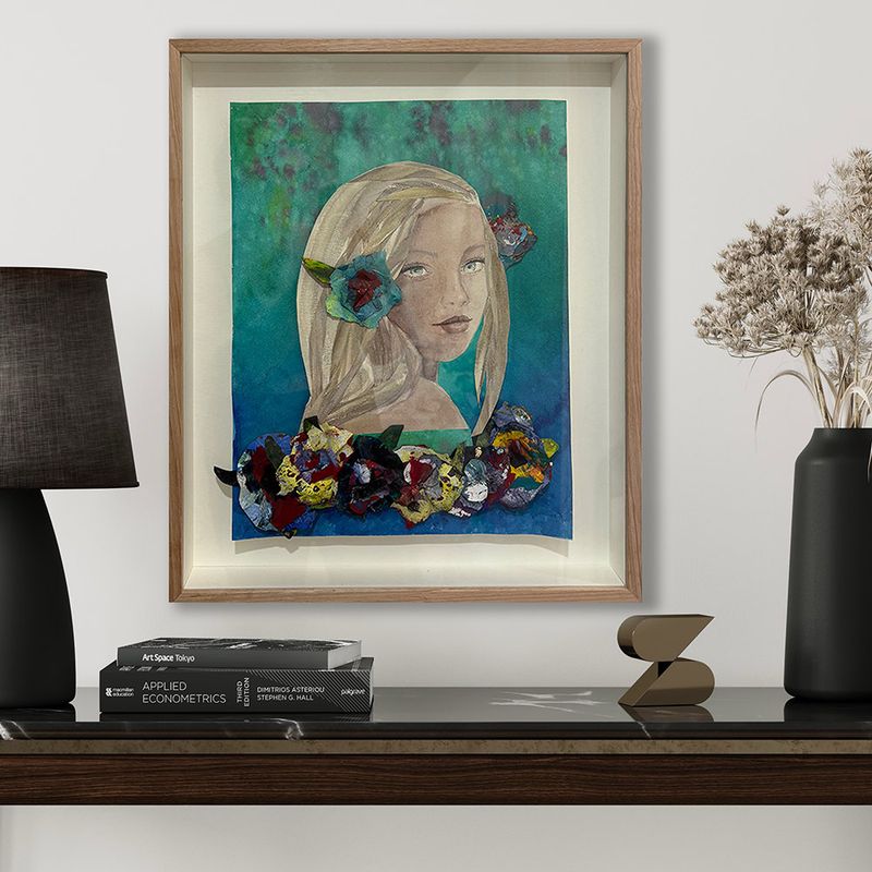Original mixed media painting - 'GG iv' - 40x50 cm ,  mixed media