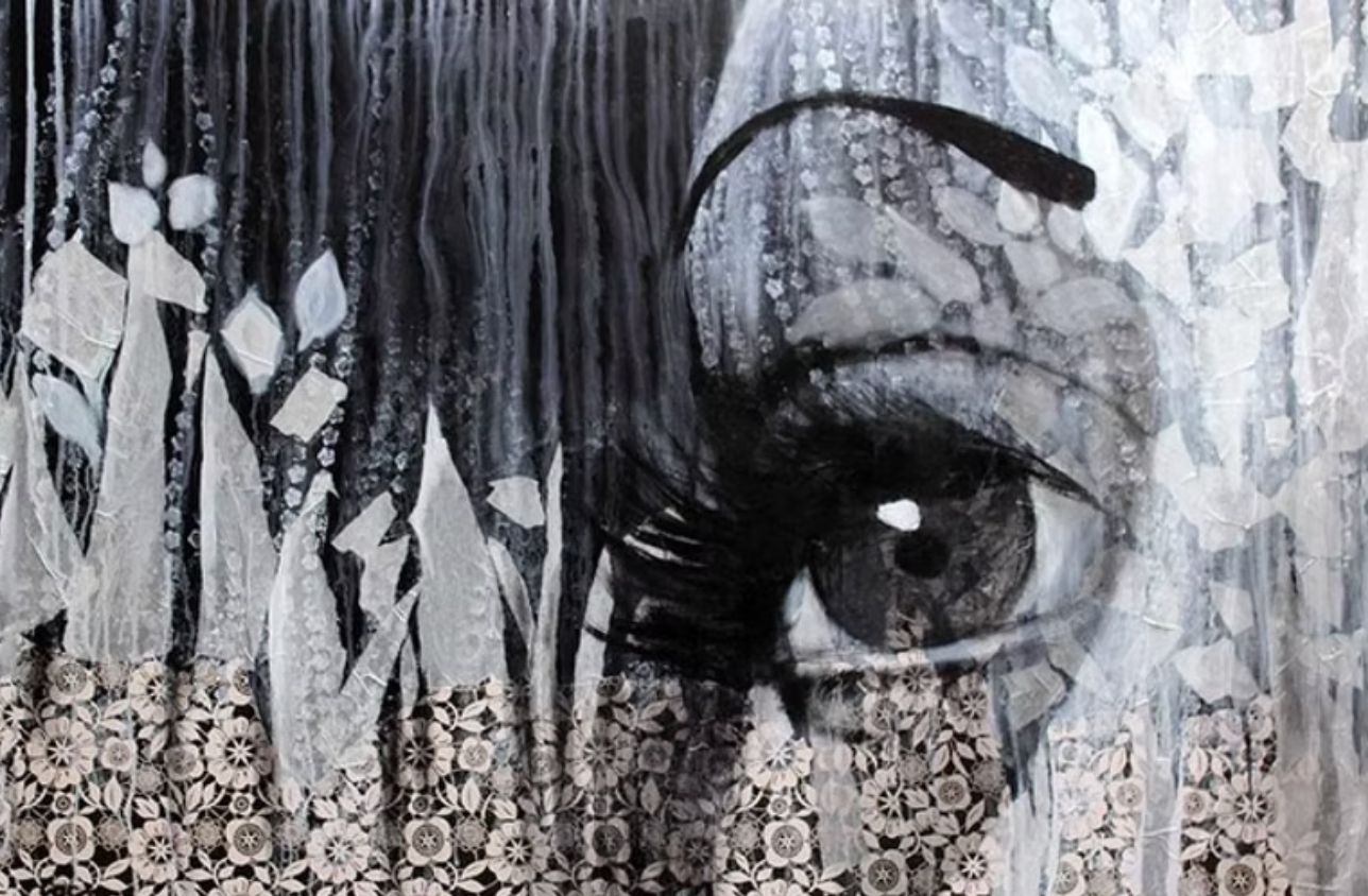 black and white abstract realism