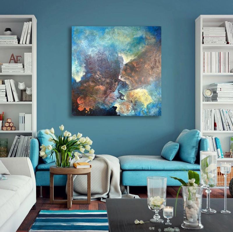 Abstract Painting "Big Bang ii"