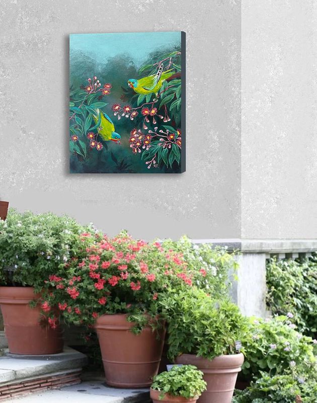 Original OUTDOOR bird painting - 'Swifties '