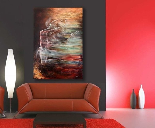 Artist print - &#39;Across the World&#39; - choose on watercolour paper or canvas
