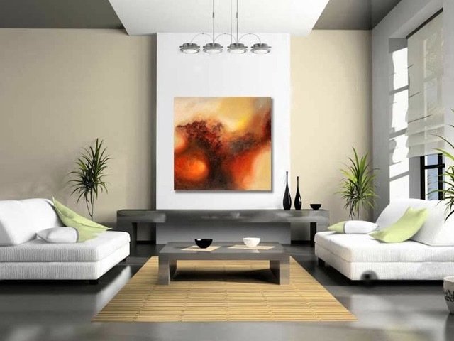 Abstract artist print - 'The Heart of an Eagle'  -abstract wall art, large hand-finished print, limited edition/100 on canvas