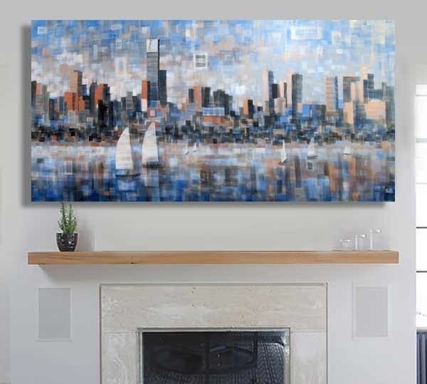 Bay View xii- view on a wall