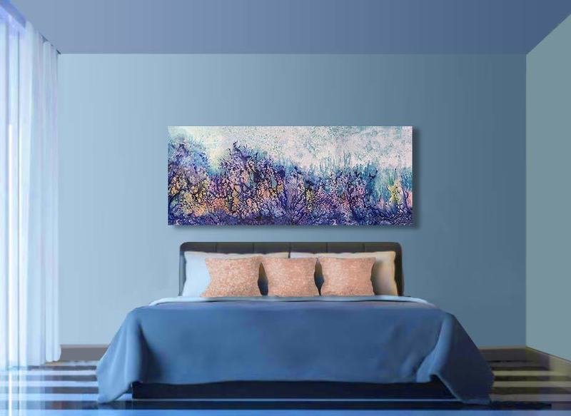 Ocean Artist Print - &#39;Camouflage i&#39;  - extra-large hand-finished canvas reproduction from