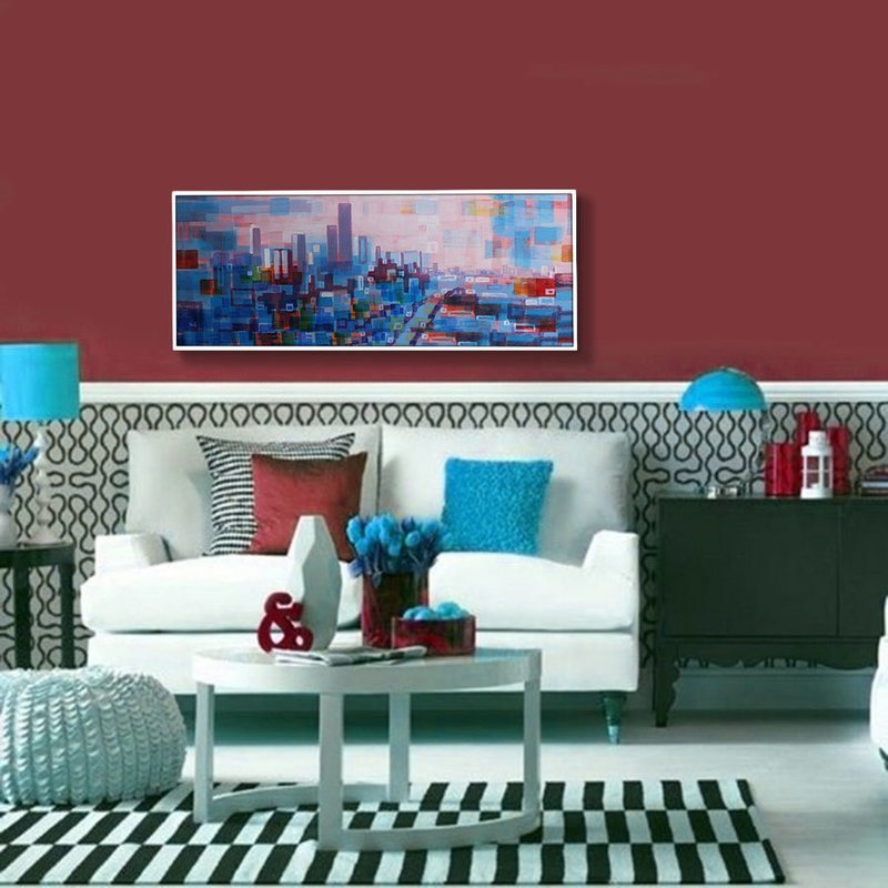 artwork of melbourne city