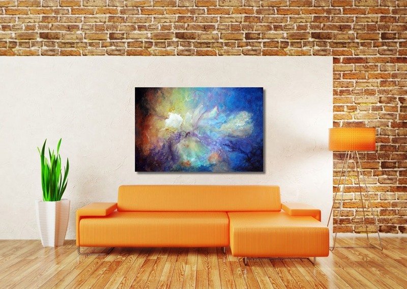 Abstract artist print - &#39;Parallel Event&#39;  - abstract wall art, print or large hand-finished limited edition/100 on canvas, from