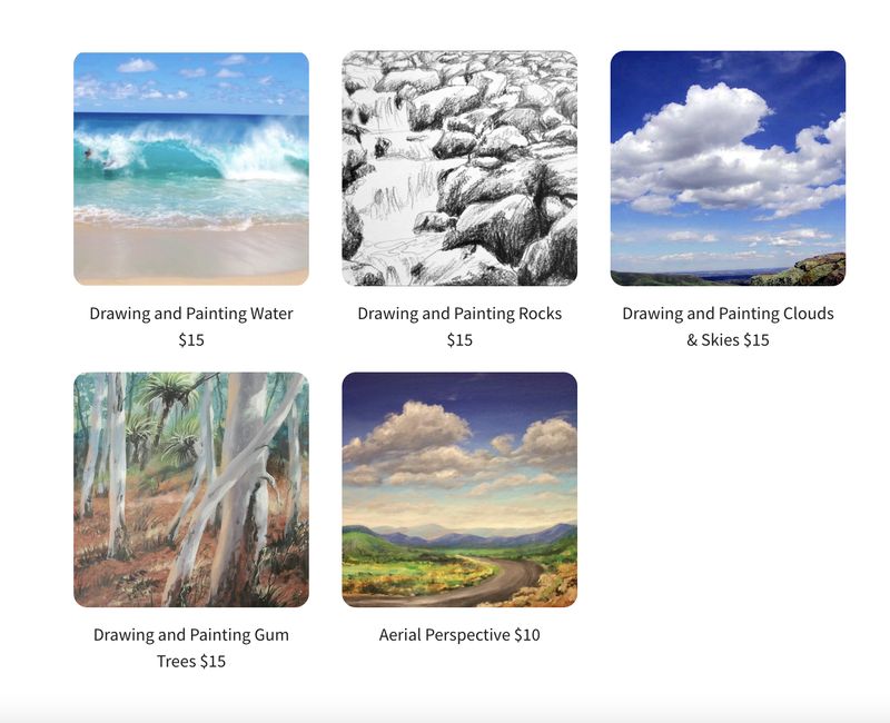 Module Bundle of 5 - Drawing and Painting the Landscape