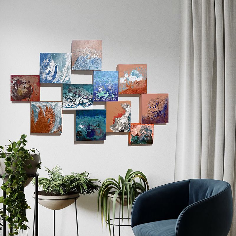 Abstract suite - 'Complexity iii' -  multi-panel artwork