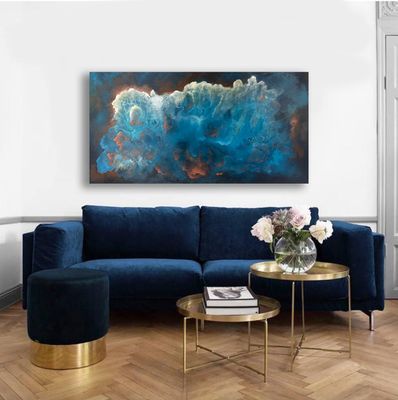 Abstract painting, John Lous Lloyd : 'Baptism of Fire'