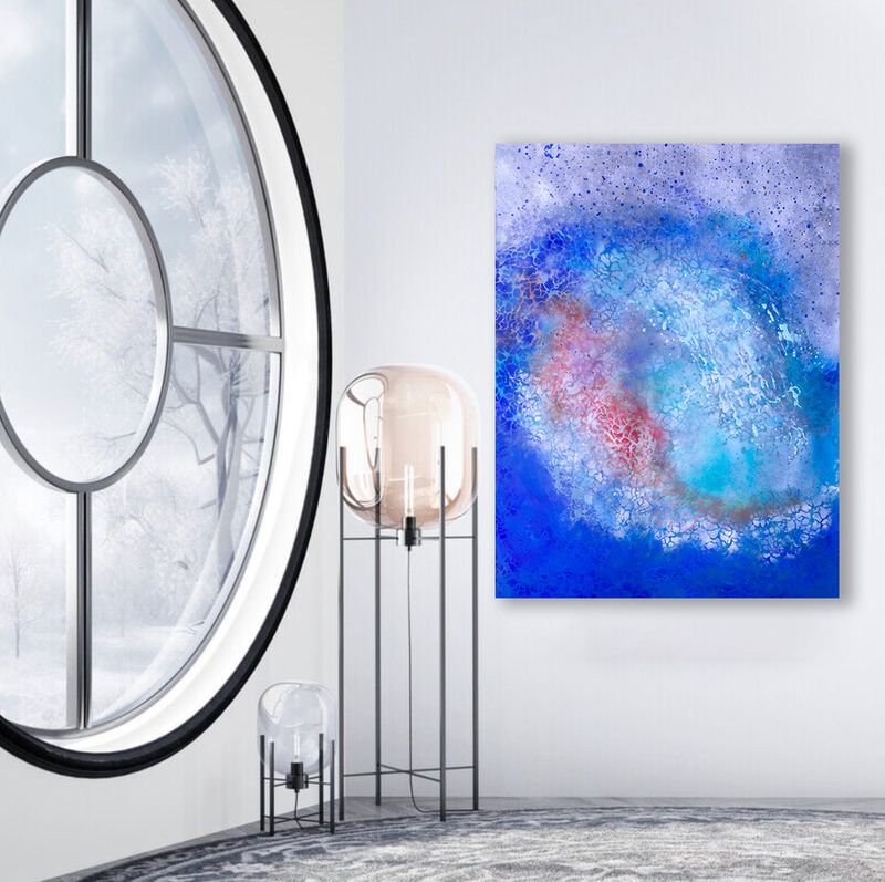 SOLD 'Complexity iv' - mixed media on canvas