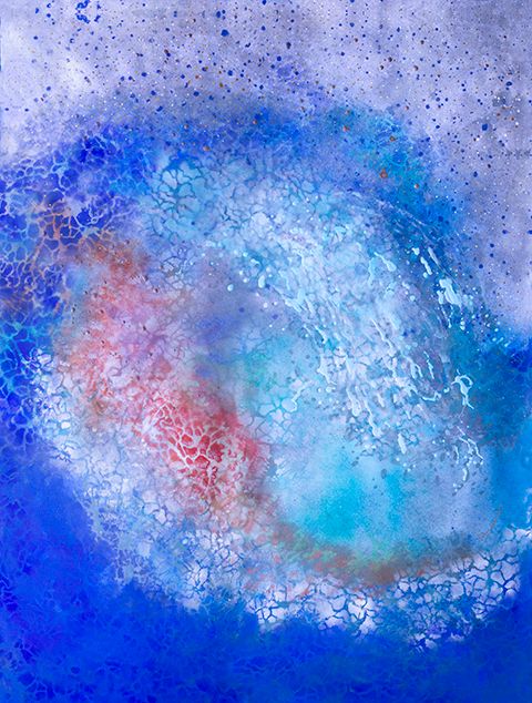 SOLD 'Complexity iv' -  mixed media on canvas