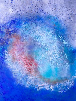 'Complexity iv' - mixed media on canvas