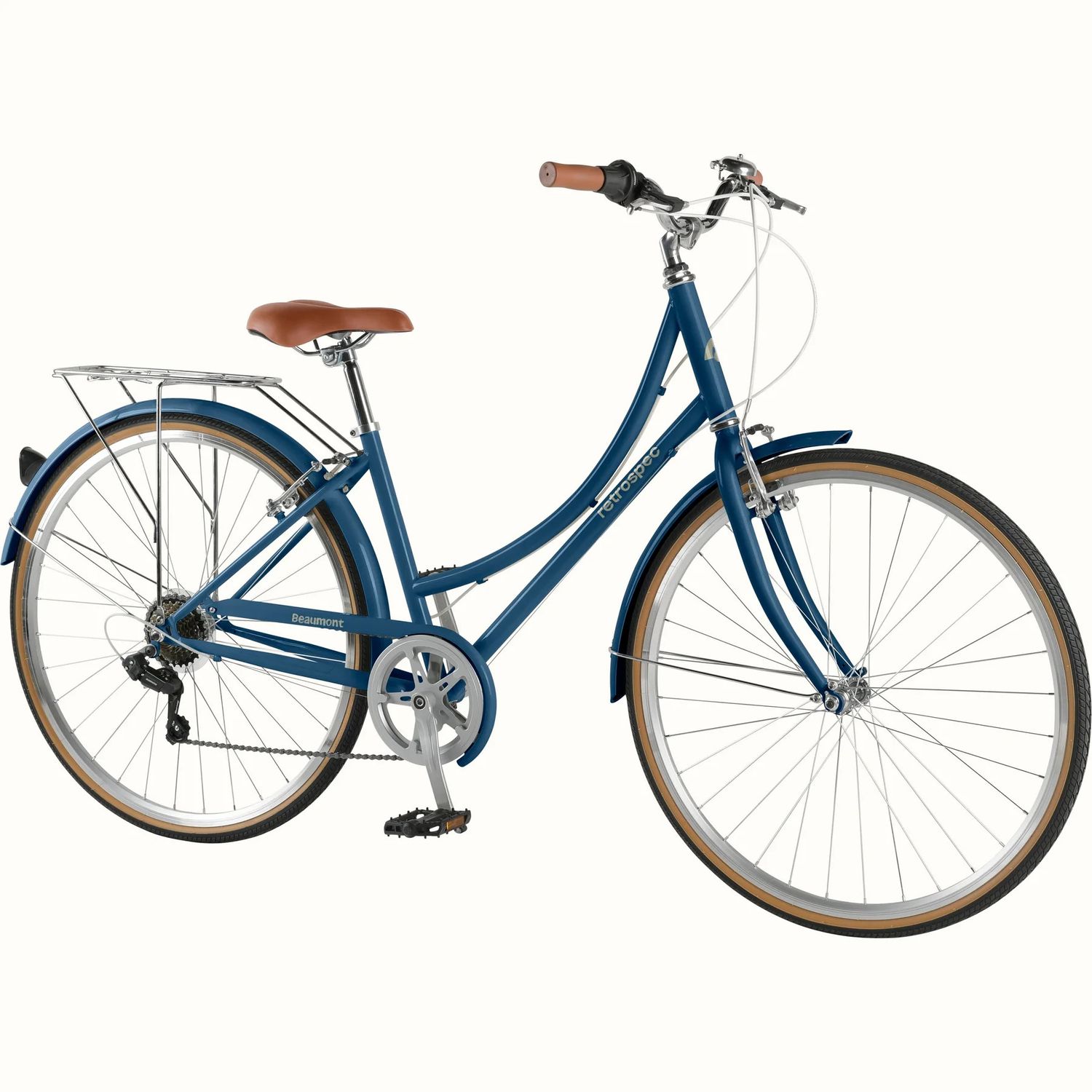 Beaumont City Bike - Step Through - 7 Speed - Navy