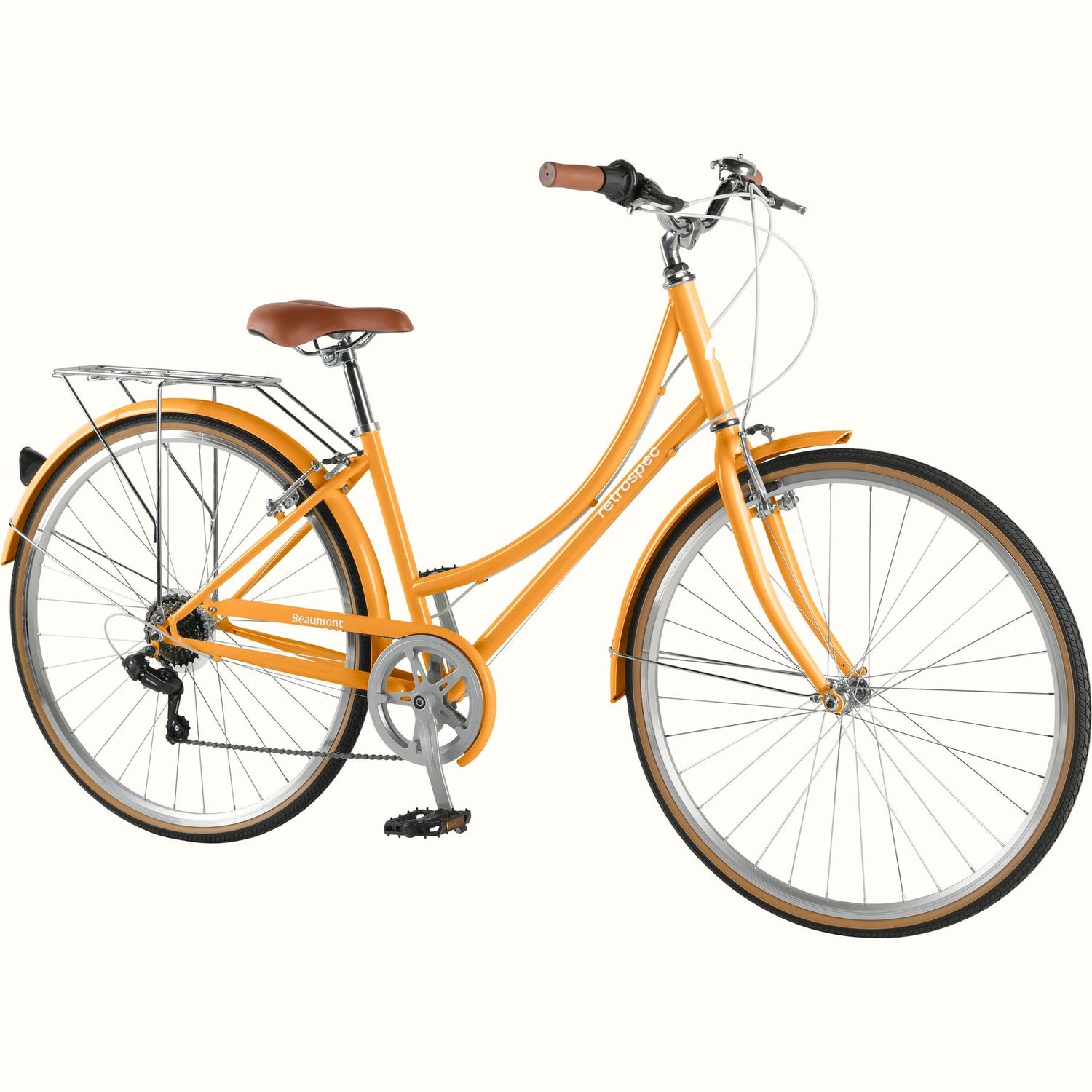 Beaumont City Bike - Step Through - 7 Speed - Saffron