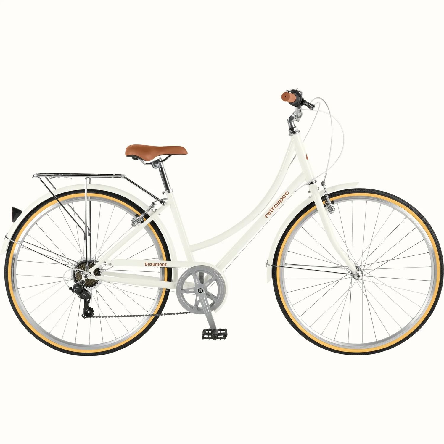 Beaumont City Bike - Step Through - 7 Speed - EggShell