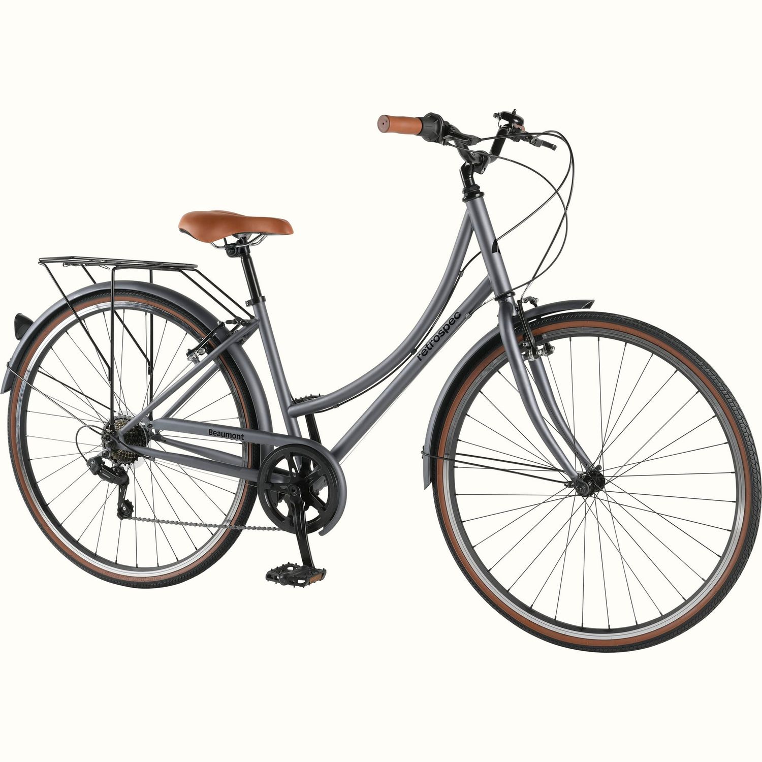 Beaumont City Bike - Step Through - 7 Speed - Matte Graphite