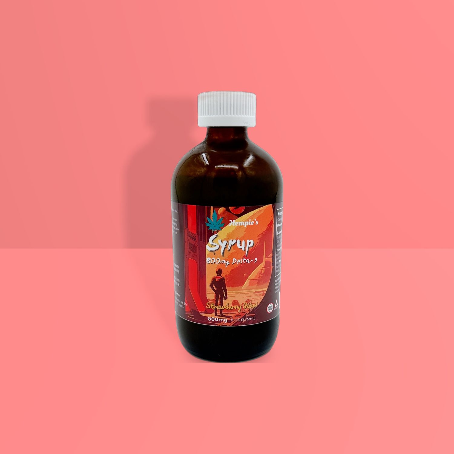 Hempie's Strawberry Kiwi Syrup 800mg Delta-9