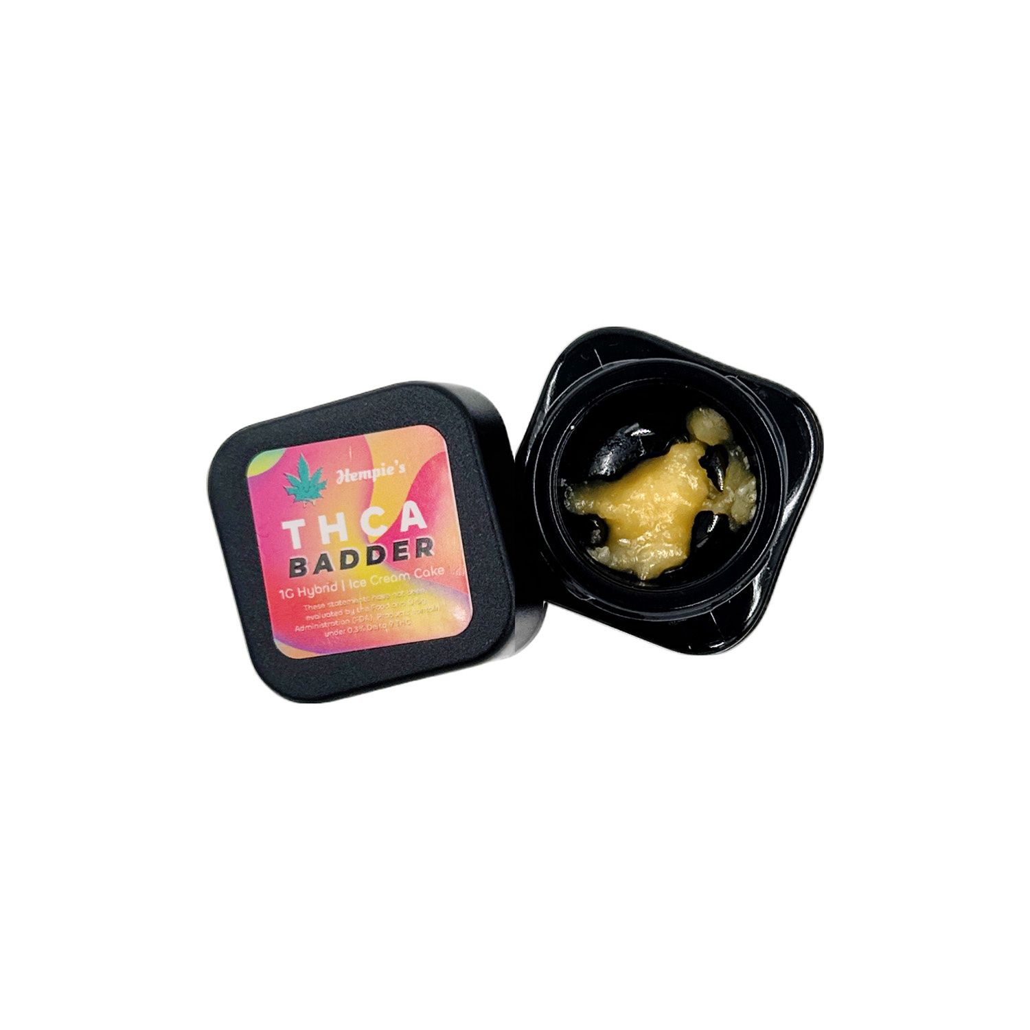 Hempie's THCA CDT Badder Ice Cream Cake