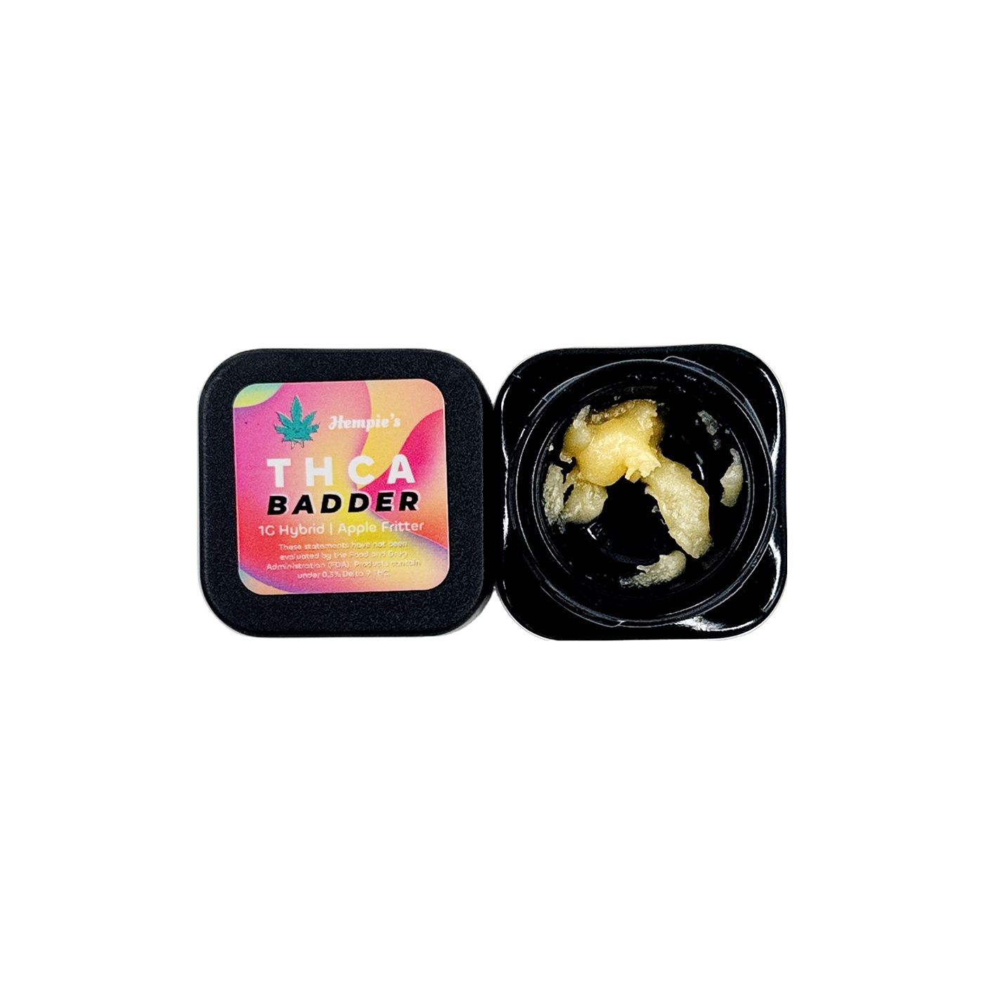 Hempie's THCA CDT Badder Apple Fritter