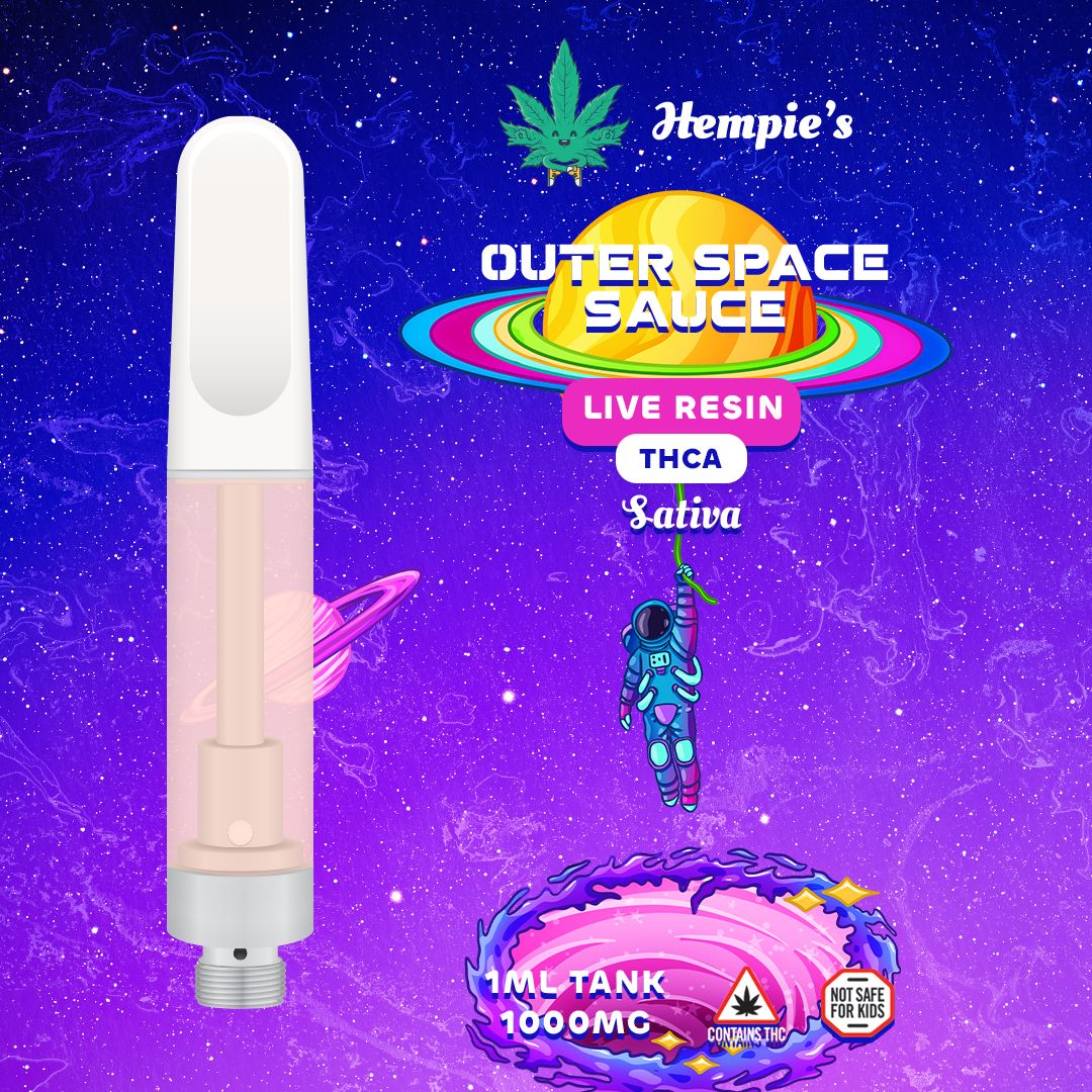 Hempies THCA Outer Space Sauce Sativa Vape Cart