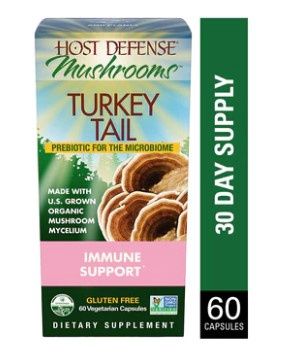 Host Defense Mushrooms Turkey Tail Capsules - Immune