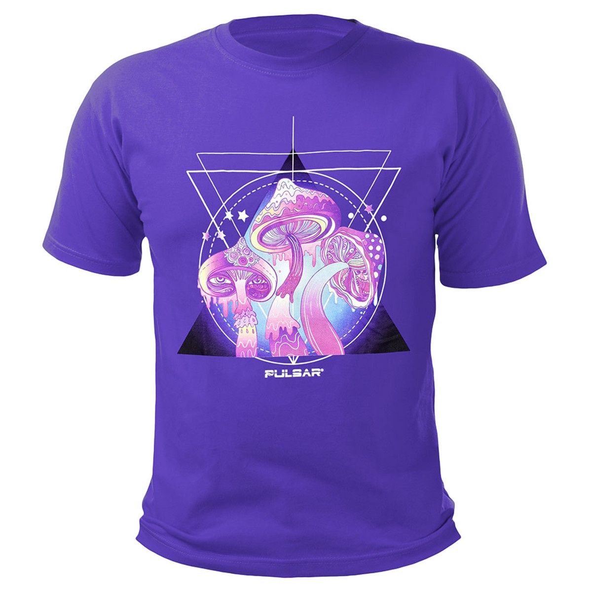 Melting Shrooms - T-Shirt - Purple