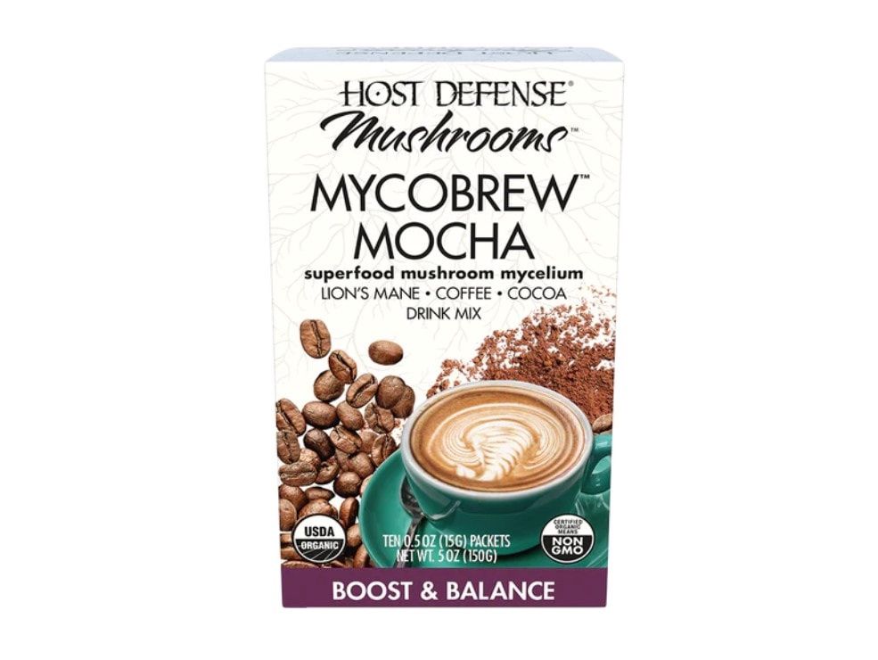 MycoBrew Mocha - Lion's Mane, Cocoa Drink Mix - Host Defense Mushrooms