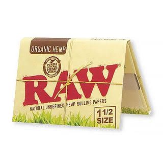 Raw Organic Rolling Papers 1 1/2