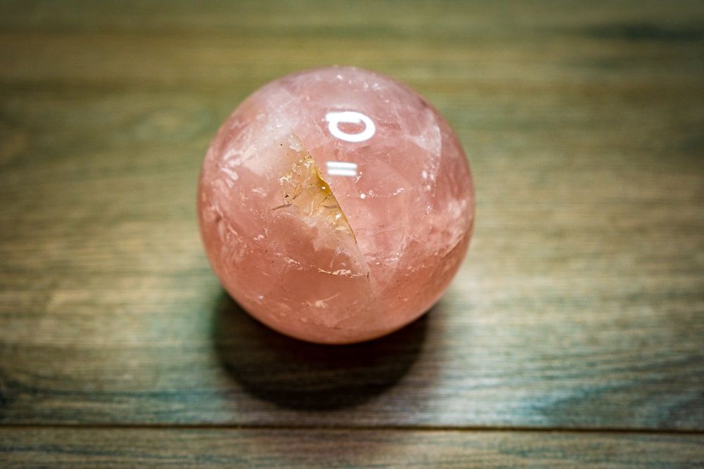 Rose Quartz Sphere 3