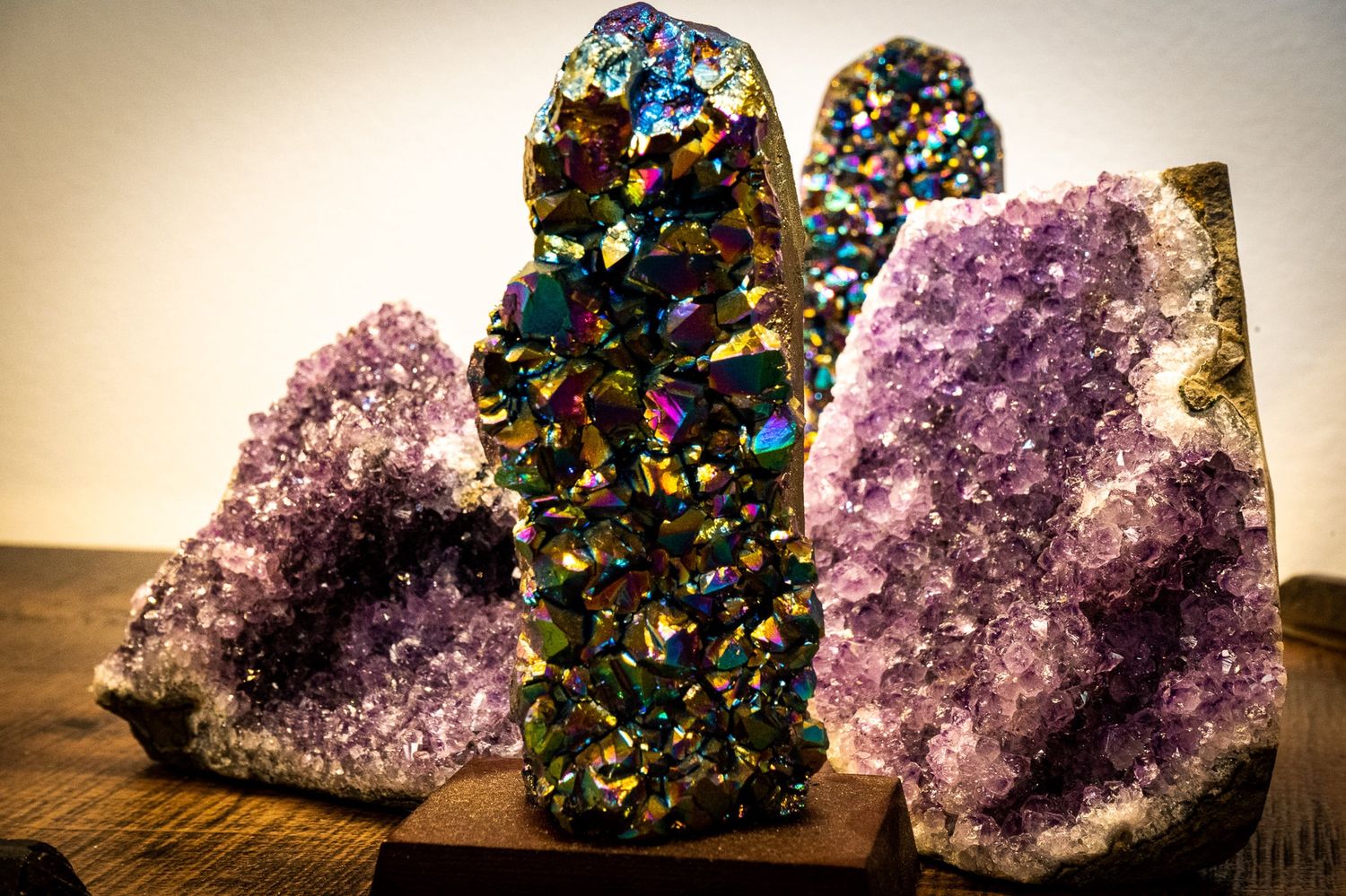 Rainbow Aura Amethyst