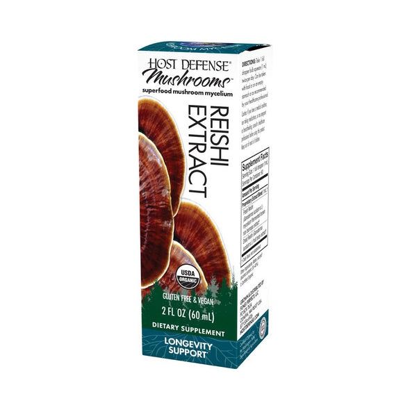 Host Defense Mushroom Reishi Extract 2oz - Longevity