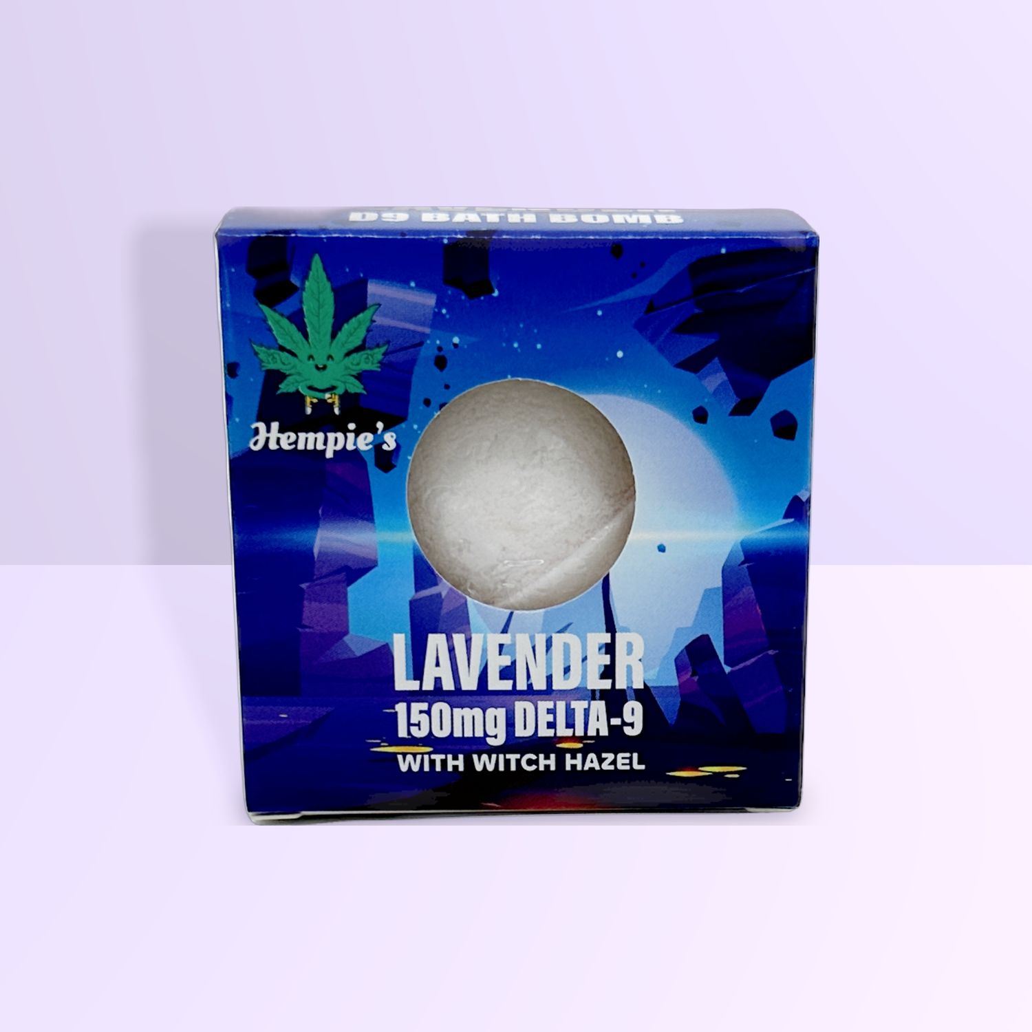Lavender 150mg Delta-9 Bath Bomb