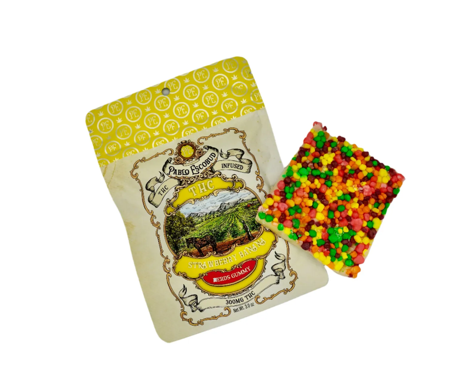 Pablo Escobud Delta 9 Gummy Squares