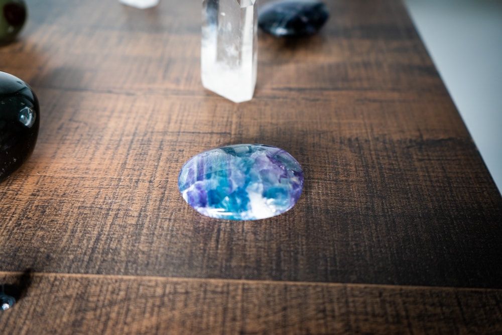 Rainbow Fluorite Stone